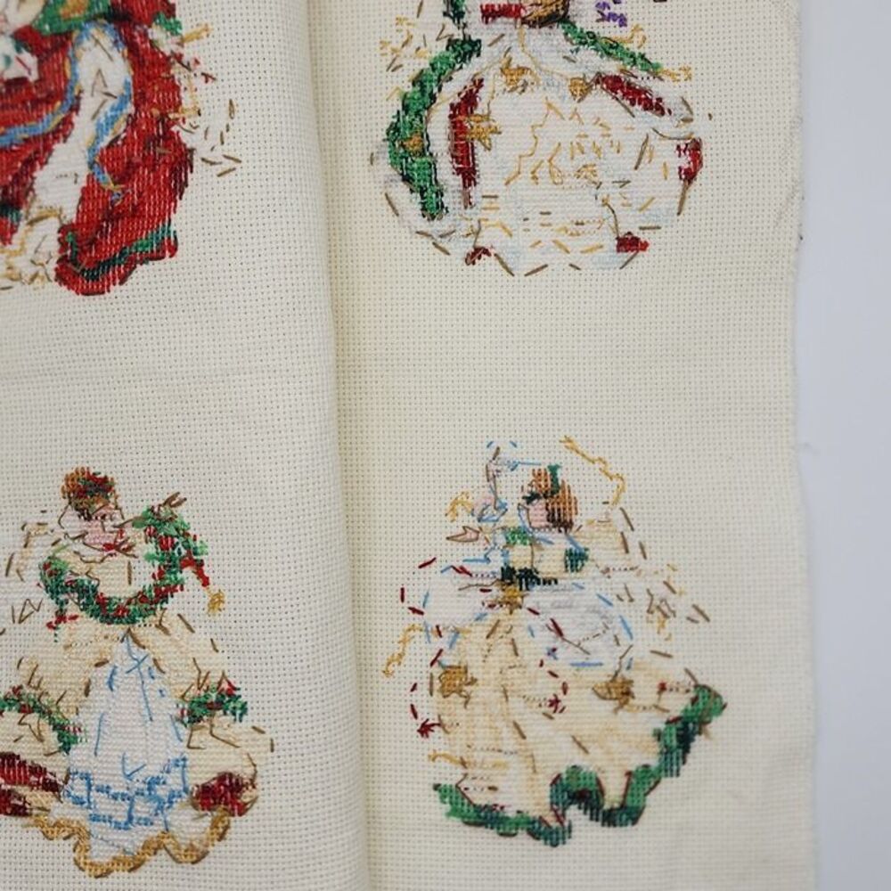 Set of 6 Mystical Angels completed cross stitch - Picture 8 of 15